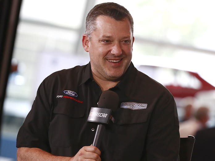 Tony Stewart will join Jerry Cook as inductees into the North Carolina Motorsports Hall of Fame later this month. (NASCAR Photo)