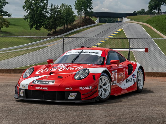Coca-Cola will appear on both Porsche 911 RSR entries during the Motul Petit Le Mans. (Porsche Photo)