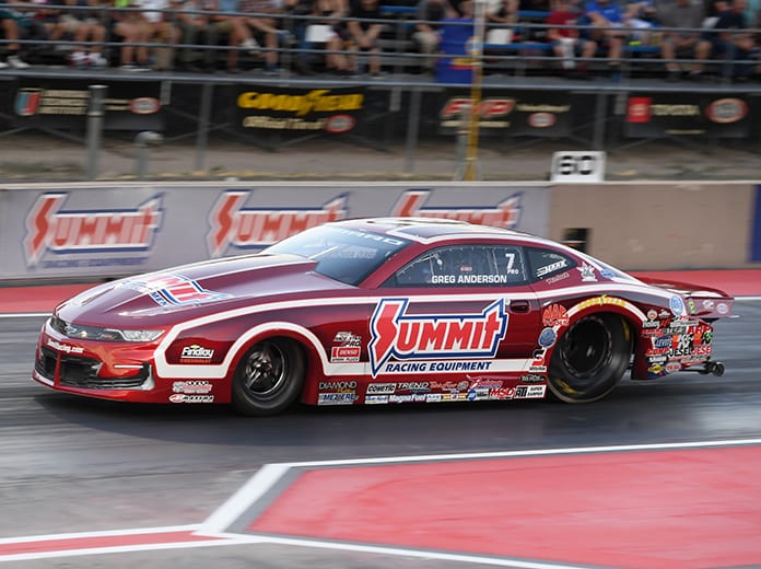 Greg Anderson needs something good to happen this weekend at zMAX Dragway. (NHRA Photo)