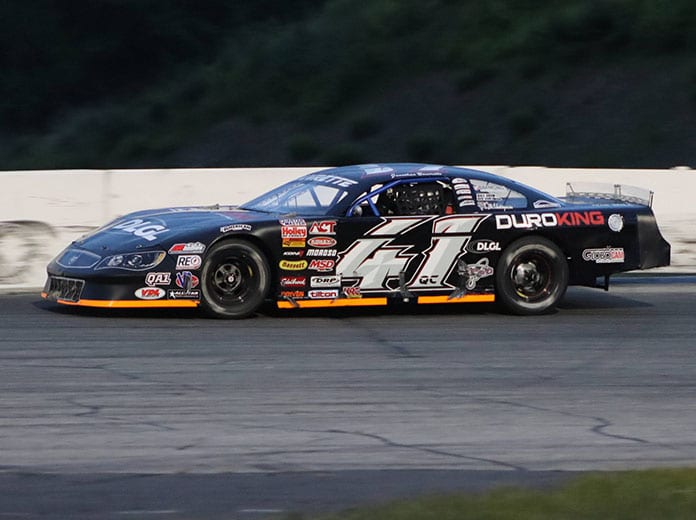 Jonathan Bouvrette went the distance in Saturday's American-Canadian Tour feature at Thompson Speedway Motorsports Park. (Daniel Holben photo)