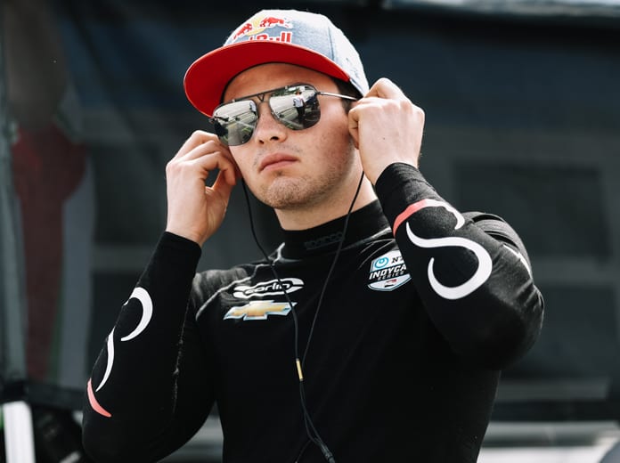 Pato O'Ward (pictured) and Oliver Askew have been named Arrow McLaren SP's NTT IndyCar Series drivers for 2020. (IndyCar Photo)