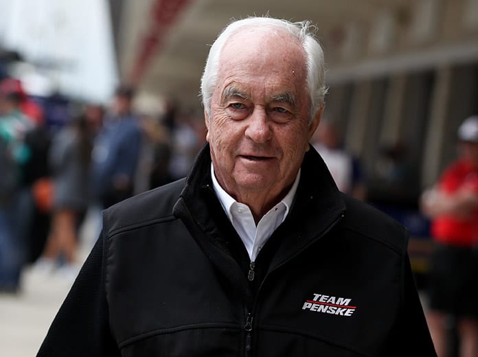 Roger Penske received the Presidential Medal of Freedom from President Donald Trump on Thursday. (IndyCar Photo)