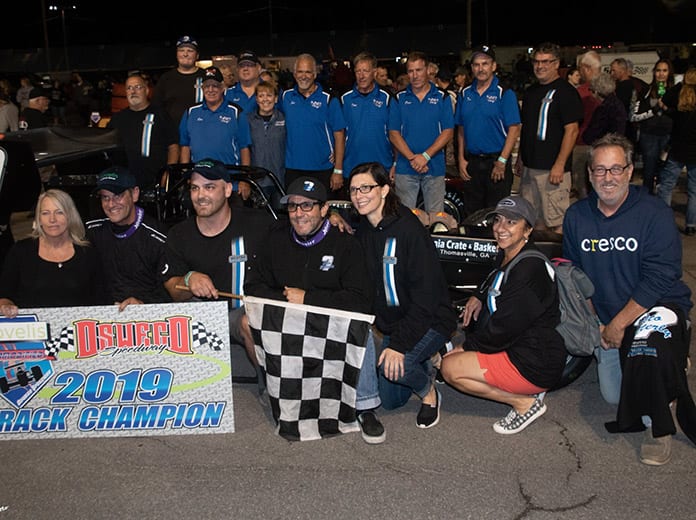 A consistent season helped Otto Sitterly claim his ninth Oswego Speedway championship this year. (Alex Borland Photo)