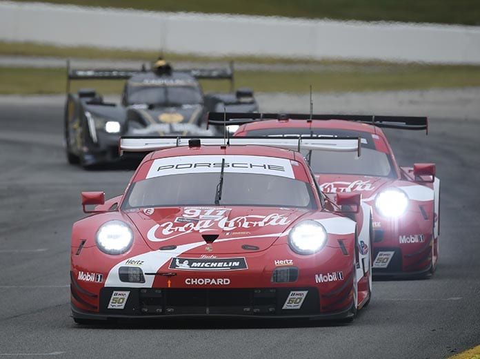 The Coca-Cola Porsche livery was a big hit during the Petit Le Mans. (IMSA Photo)