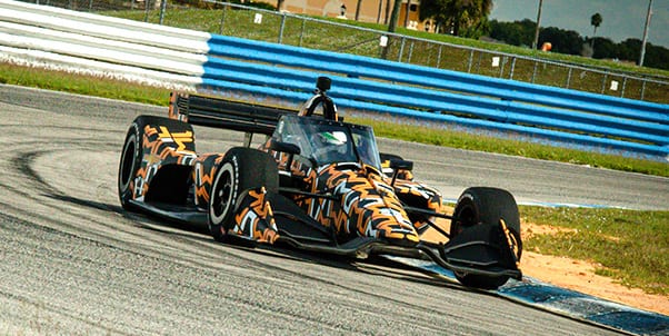 NTT IndyCar Series teams continued testing of the Aeroscreen Tuesday at Sebring Int'l Raceway.