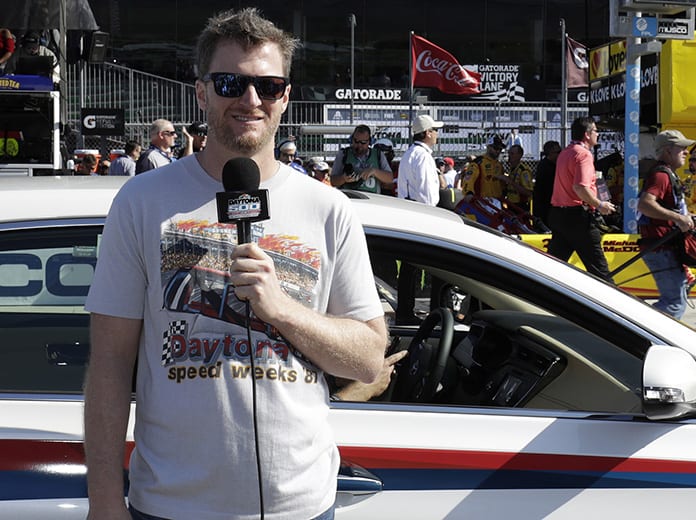 Dale Earnhardt Jr. will serve as the honorary starter of the 62nd Daytona 500 in February. (HHP/Harold Hinson Photo)
