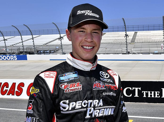 Raphael Lessard has signed on for a full season in the in the NASCAR Gander Outdoors Truck Series with Kyle Busch Motorsports. (Toyota Photo)