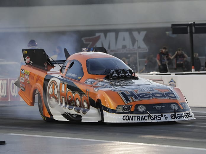 Blake Alexander has partnered with Head Racing for 2020 in the NHRA Funny Car class. (HHP/Harold Hinson Photo)