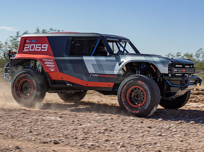 Ford’s Bronco R race prototype will debut in the SCORE Baja 1,000 later this month. (Ford Photo)