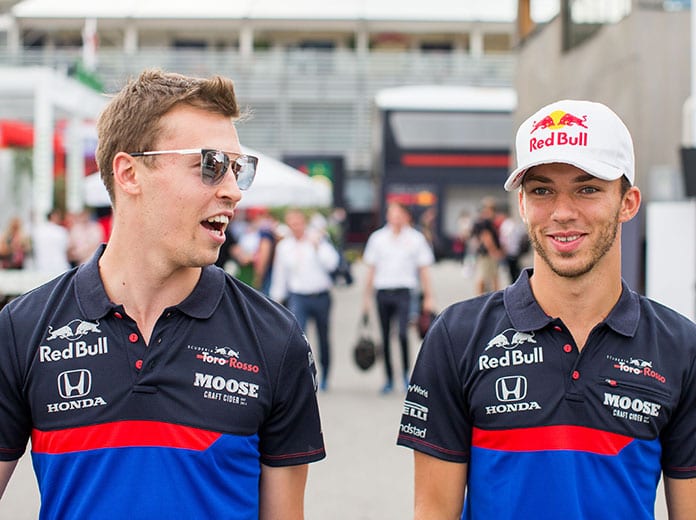 Daniil Kvyat and Pierre Gasly will both return to Scuderia Toro Rosso next year. (Red Bull Photo)