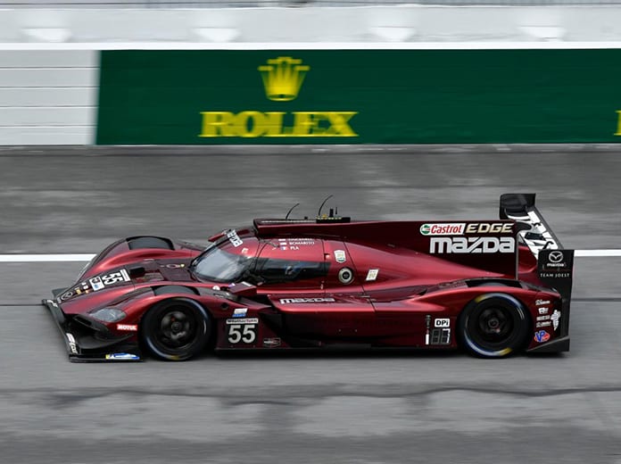 Mazda has already begun preparing for the Rolex 24 at Daytona Int'l Speedway. (IMSA Photo)