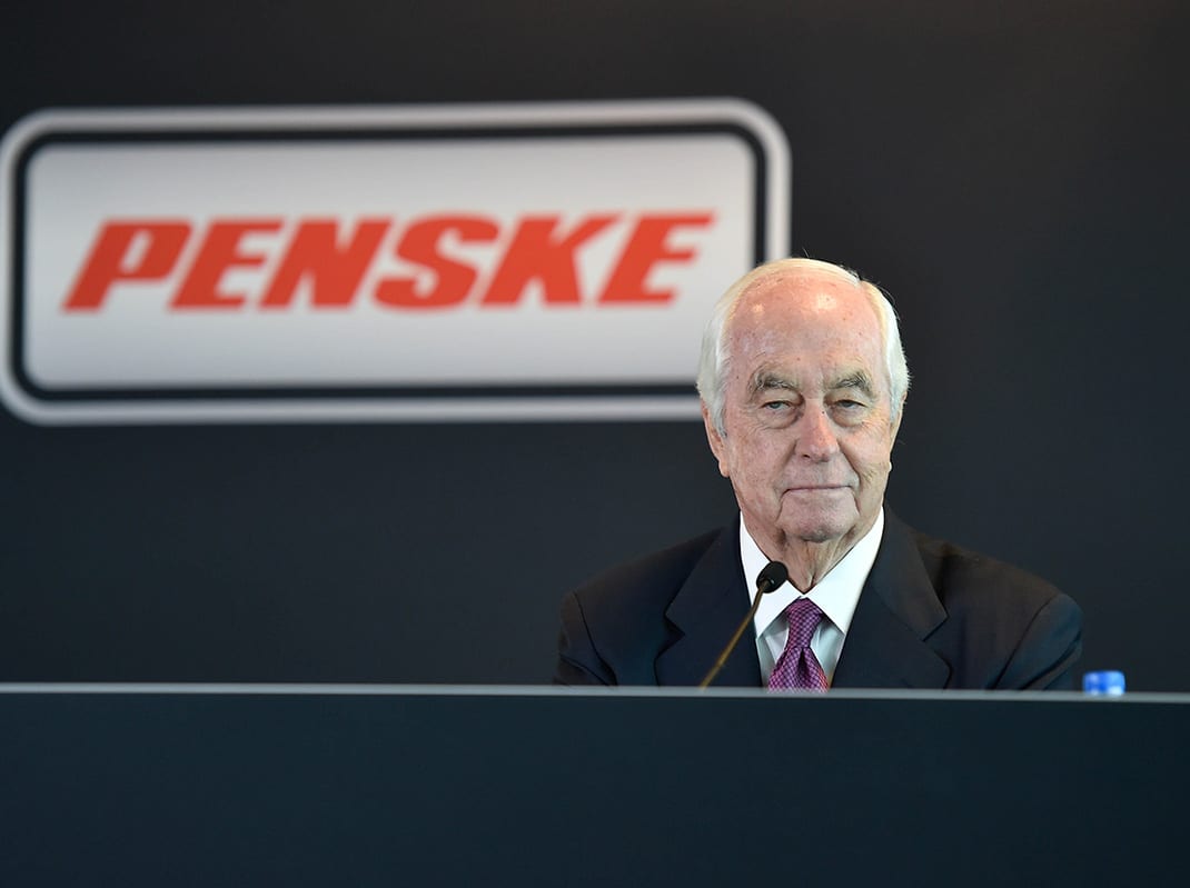 Roger Penske at Indianapolis Motor Speedway. (IMS Photo)