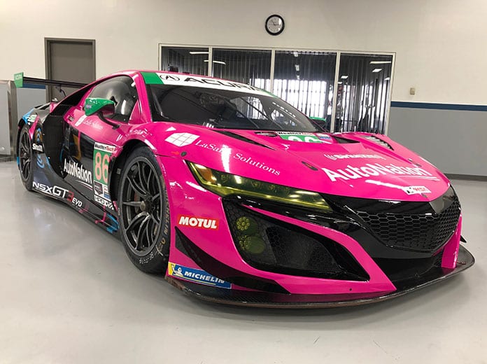 The 2020 version of the the No. 86 AutoNation Acura NSX that will be fielded by Meyer Shank Racing.