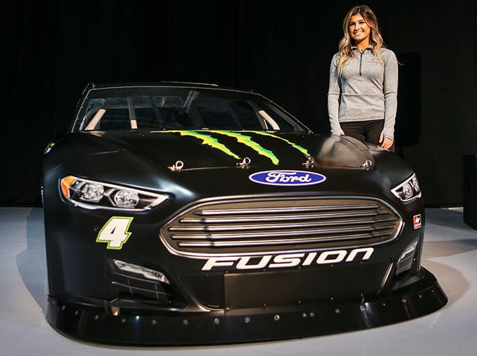 Hailie Deegan has signed a Ford developmental contract and will drive for DGR-Crosley to compete in the ARCA Menards Series next season. (Adam Fenwick Photo)