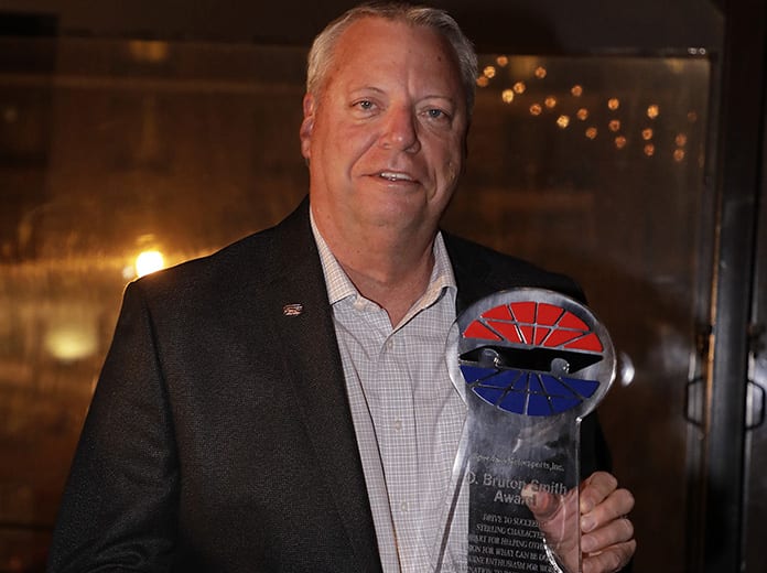 Ed Clark has been named the recipient of the O. Bruton Smith Award.