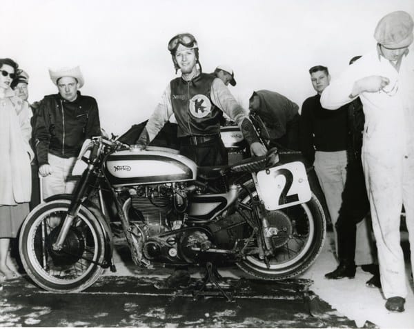 Dick Klamfoth, a three-time Daytona 200 winner, has died at the age of 91. (AMA Motorcycle Hall of Fame Photo)