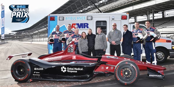 Global Medical Response will sponsor the annual NTT IndyCar Series road race at Indianapolis Motor Speedway.
