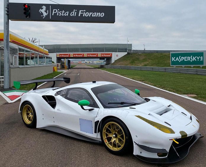 WeatherTech Racing got to try out its new Ferrari 488 GT3 Evo on Thursday in Italy.