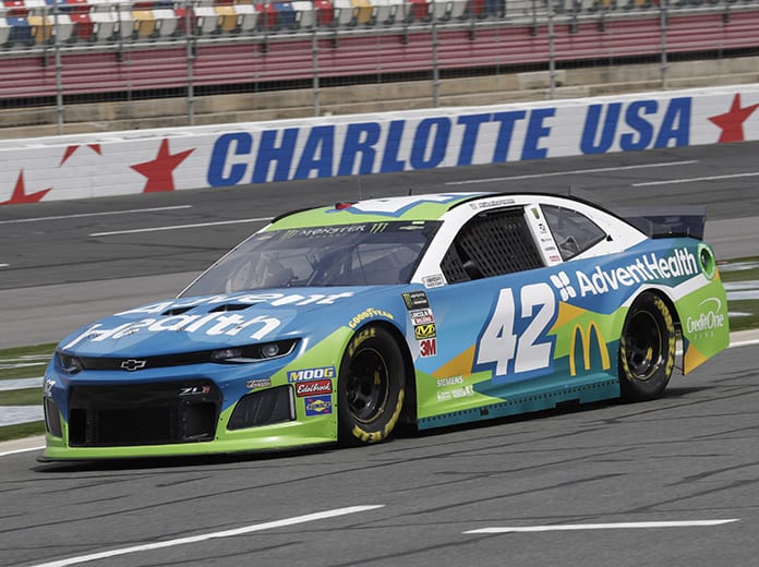 Kyle Larson will carry sponsorship from AdventHealth in two NASCAR Cup Series races this year. (HHP/Harold Hinson Photo)