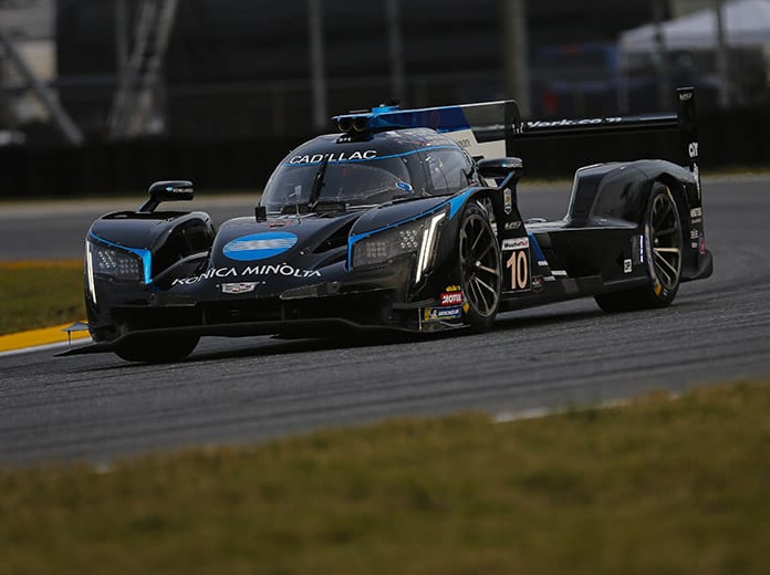 Kamui Kobayashi put the Wayne Taylor Racing entry on the top of the speed charts during the final Rolex 24 practice. (IMSA Photo)