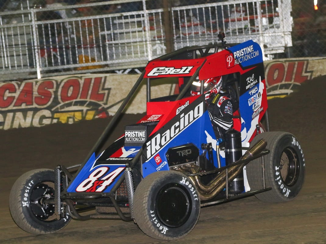 Christopher Bell won Tuesday's Vacuworx Invitational Race of Champions. (Brendon Bauman photo)