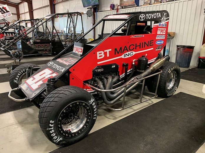 Chris Andrews will drive for Thomas Motorsports during the Chili Bowl next week.