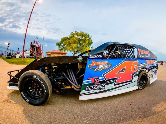 Young USRA B-Mod driver Brice Gotschall of Nevada, Mo., looks to continue his progression this season at Lucas Oil Speedway. (Kenny Shaw photo)