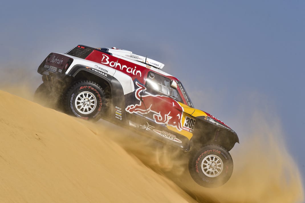 Carlos Sainz in stage 10 of the Dakar Rally. (Dakar Rally photo)