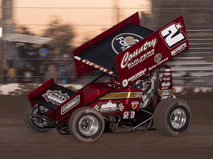 Kyle Offill will contest the entire King of the West sprint car schedule this year. (Devin Mayo Photo)