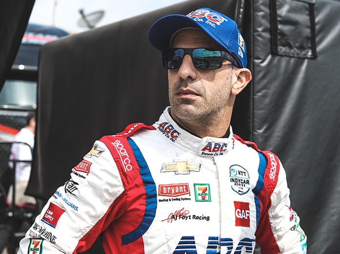 Tony Kanaan will compete in five NTT IndyCar Series oval events this year as he wraps up his full-time racing career. (IndyCar Photo)