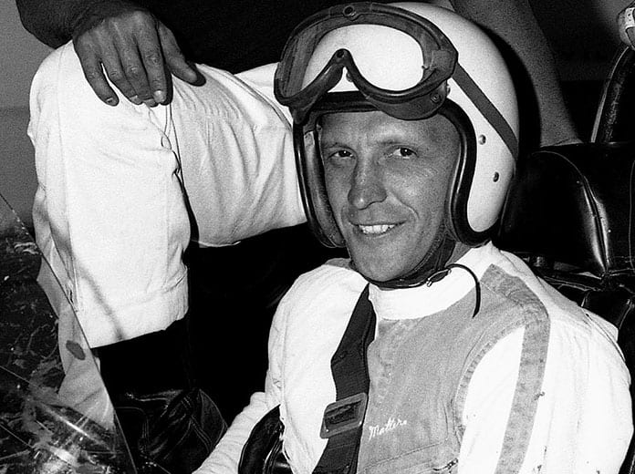 Jerry Matter is ready to go midget racing in 1965. (Vince Mayer Photo)