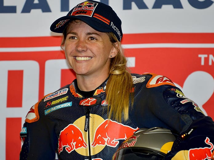 Shayna Texter has agreed to a two-year contract extension with the Red Bull KTM team.