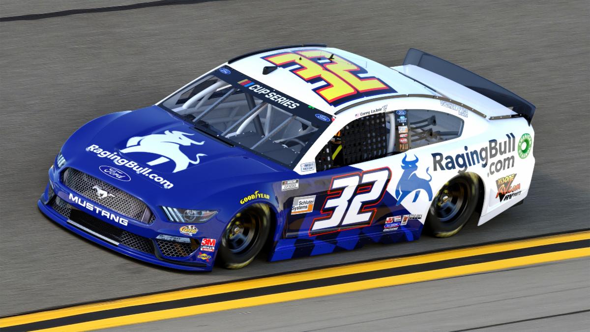 Corey LaJoie will have sponsorship from RagingBull.com during the Daytona 500.