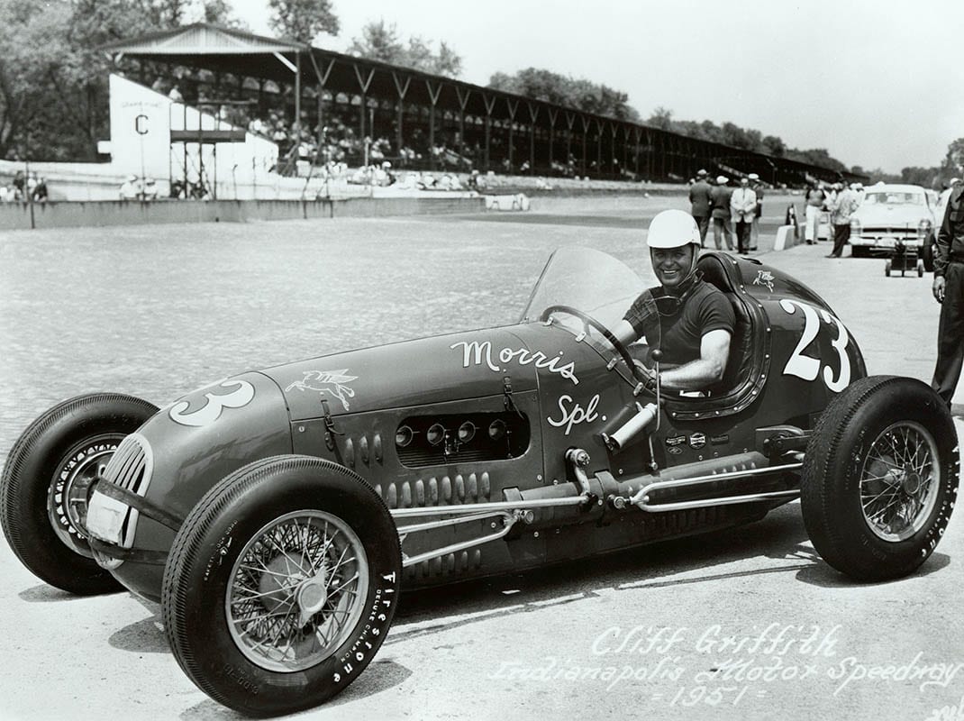 Cliff Griffith at Indianapolis Motor Speedway in 1951. (IMS Photo)