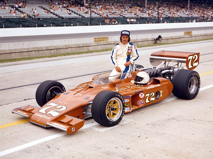 Bubby Jones at Indianapolis Motor Speedway in 1977. (IMS Photo)