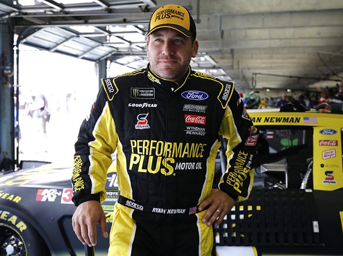 Ryan Newman is awake and talking to family members and doctors according to a new statement from Roush Fenway Racing. (HHP/Garry Eller Photo)