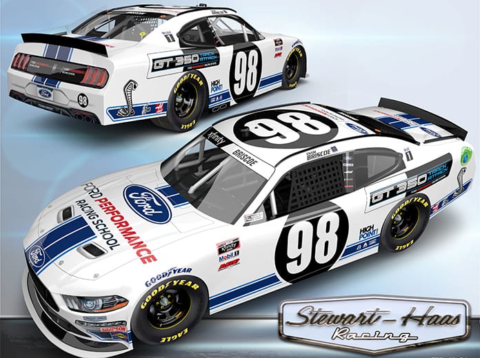 The Ford Performance Racing School will sponsor Chase Briscoe in 16 NASCAR Xfinity Series events.