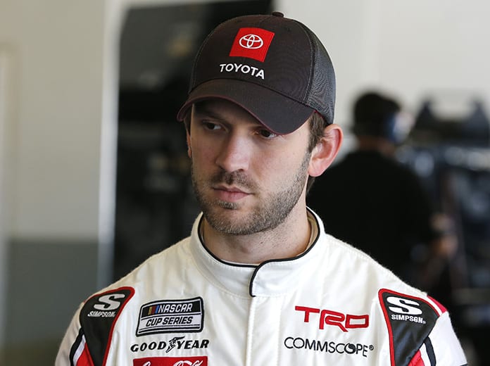 Daniel Suarez will not race in Sunday's Daytona 500 after a crash in Thursday's first Duel race. (Toyota Photo)