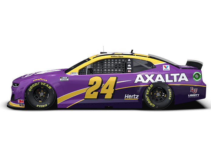 William Byron's No. 24 Chevrolet will pay tribute to the late Kobe Bryant this weekend at Auto Club Speedway.