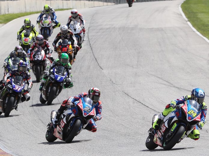 MotoAmerica's Superbike grid is expected to include 19 entries this year. (Brian J. Nelson Photo)