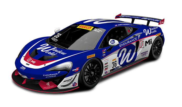 Jarett Andretti will have sponsorship from MI Windows and Doors during the GT4 America season.
