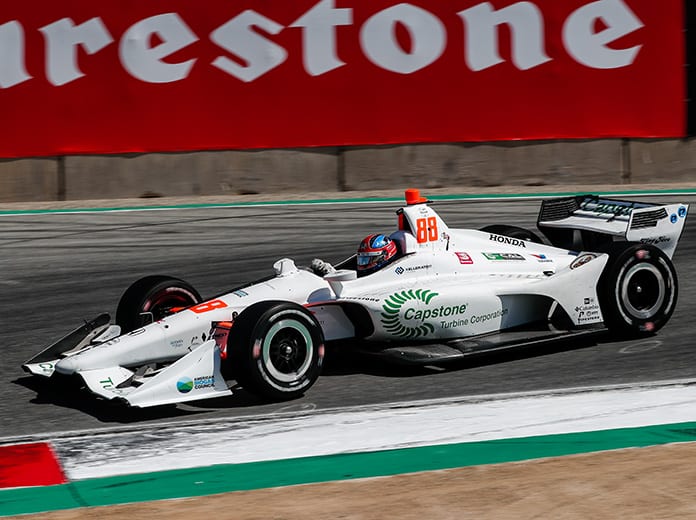 Capstone Turbine Corp. will continue to sponsor Colton Herta in the NTT IndyCar Series. (IndyCar Photo)