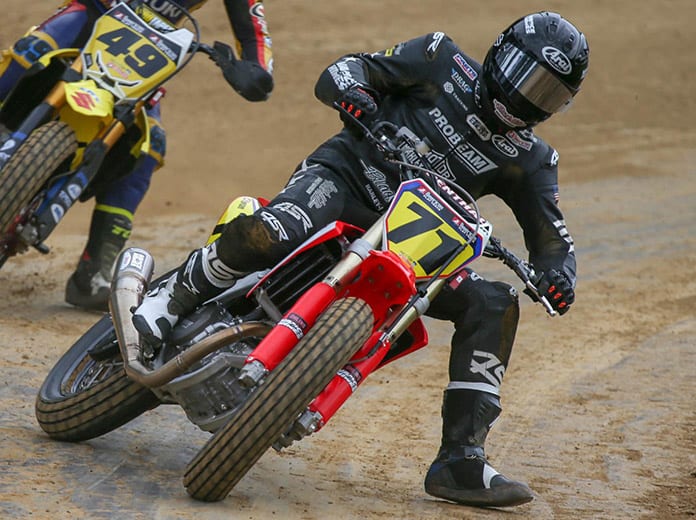 James Rispoli will have sponsorship from ProBEAM this year in American Flat Track competition. (Scott Hunter/AFT Photo)
