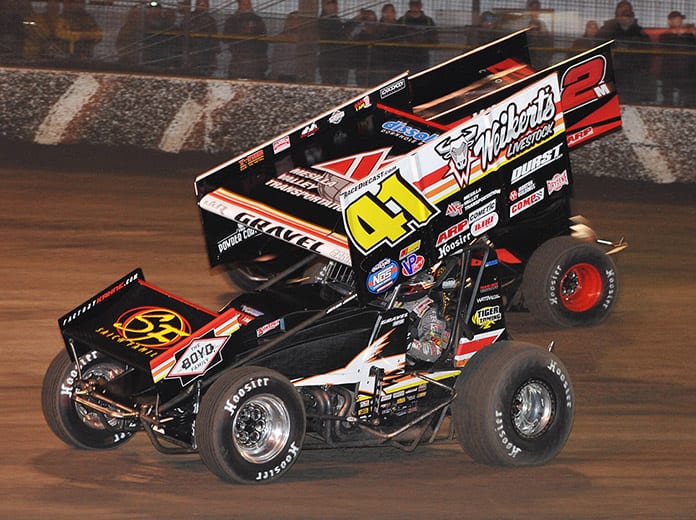 The World of Outlaws NOS Energy Drink Sprint Car Series is set for an Arizona invasion. (Chad Warner Photo)