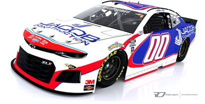 Jacob Construction will sponsor the No. 00 Chevrolet in a joint effort between StarCom Racing and Rick Ware Racing.