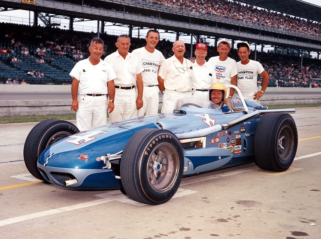 1964 Indy Bob Harkey, #4, Wally Weir Mobilgas, Watson, Offy (IMS Photo)