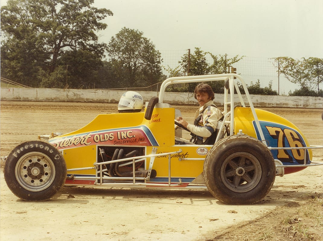 In 1979, Bubby teamed with car owner Don Siebert and legendary mechanic Jim McQueen to chase a USAC sprint car championship. (Tracy Talley photo)