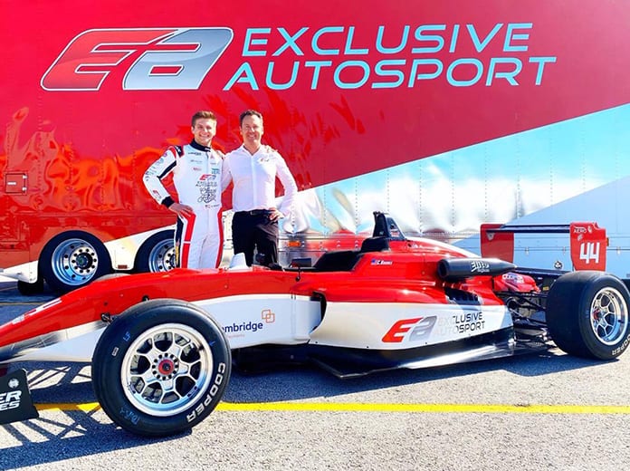 Christian Brooks will drive for Exclusive Autosport in the USF2000 Championship.