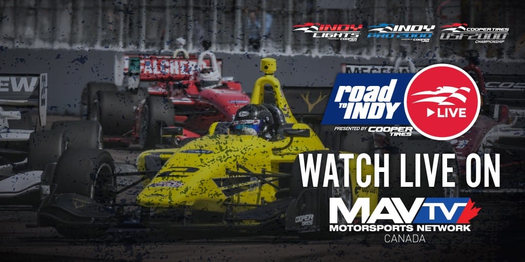 The trio of Road to Indy divisions will be televised on MAVTV Canada this year.