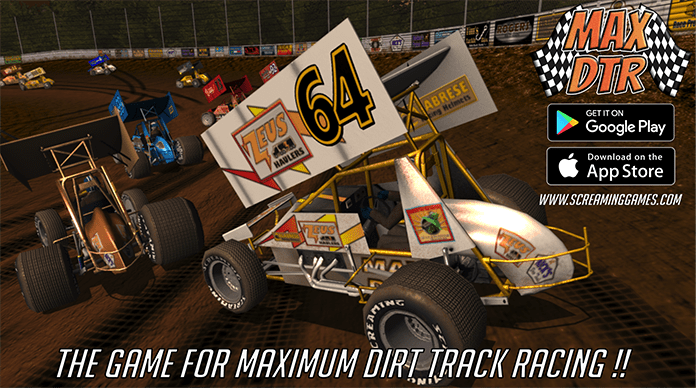 Maximum Dirt Track Racing is available for mobile devices and tablets.